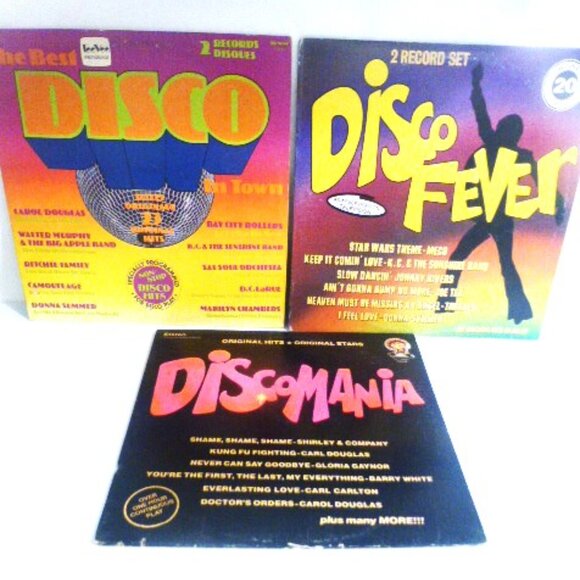 3x DISCO LP Disco Mania TV-DISC 74004 Tee Vee BEST of DISCO TA-1059 DISCO FEVER - Picture 2 of 6